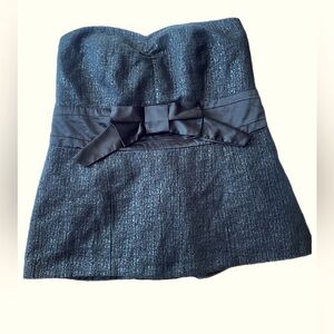 Lane Bryant Women's Plus Size  18 Lined Zip Strapless Bustier TOP